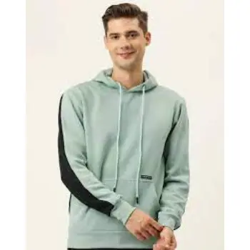Hoodie Sweatshirt with Side Pockets 